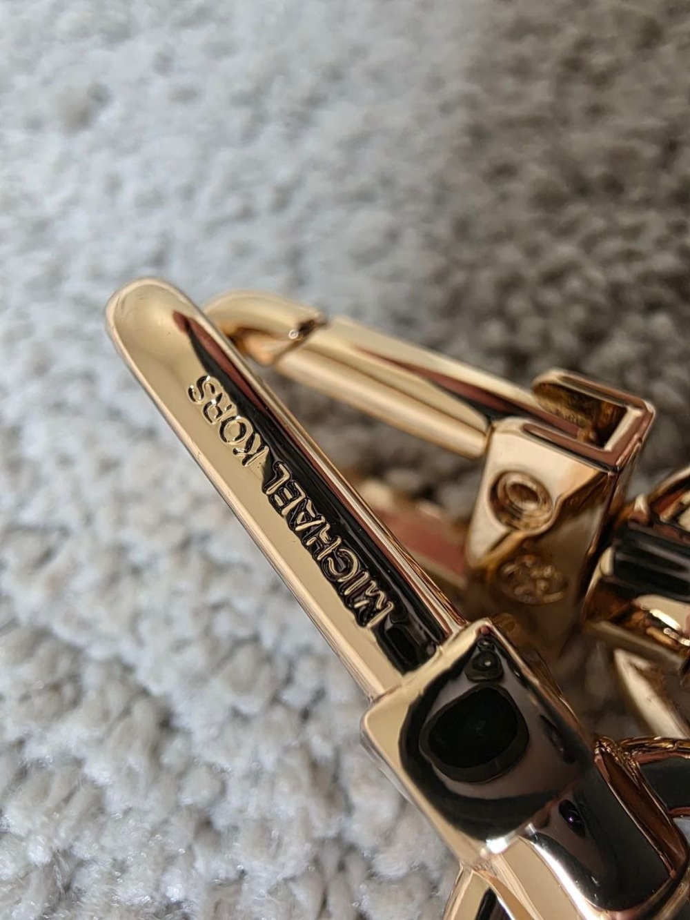 Michael Kors Luggage Brown Leather Shoulder Strap Gold Hardware 20" Replacement